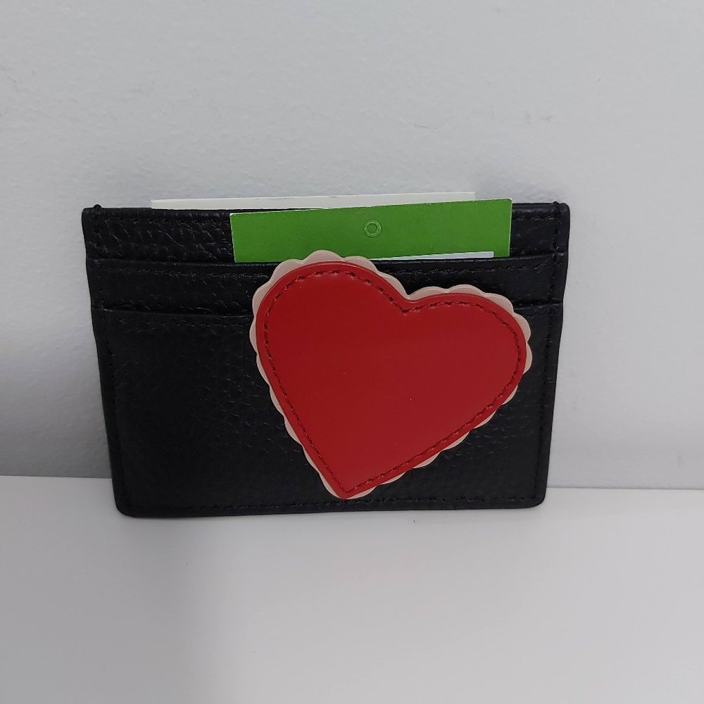 NWT Kate Spade Yours Truly Applique Cardholder